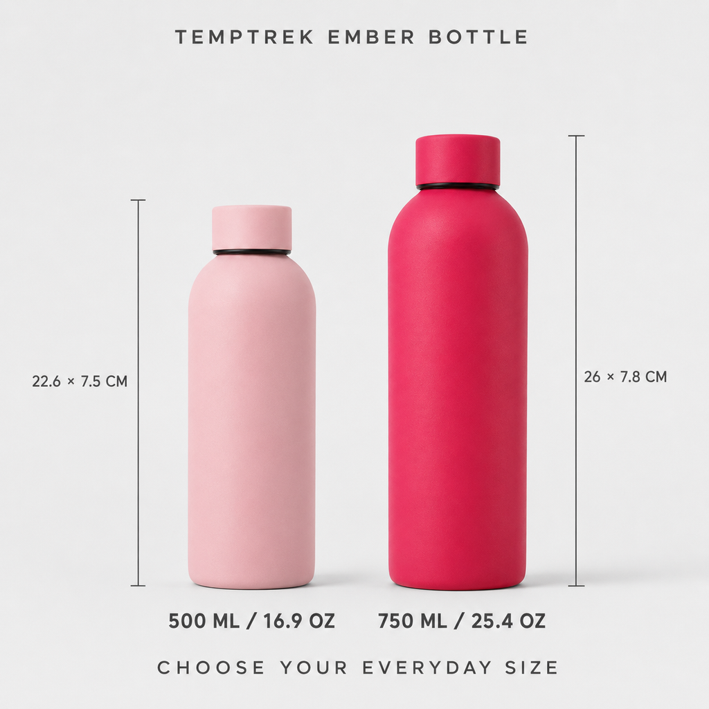 TempTrek Ember Bottle | Insulated Stainless Steel Water Bottle