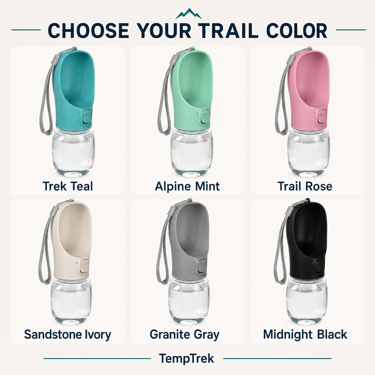 TempTrek TrailPup Portable Dog Water Bottle