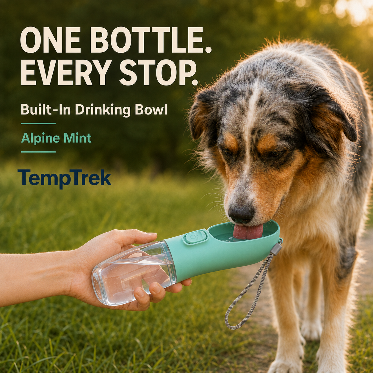 TempTrek TrailPup Portable Dog Water Bottle