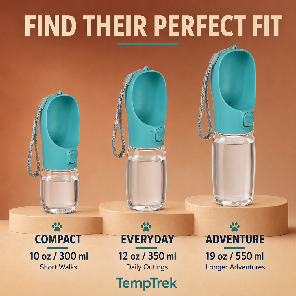 TempTrek TrailPup Portable Dog Water Bottle