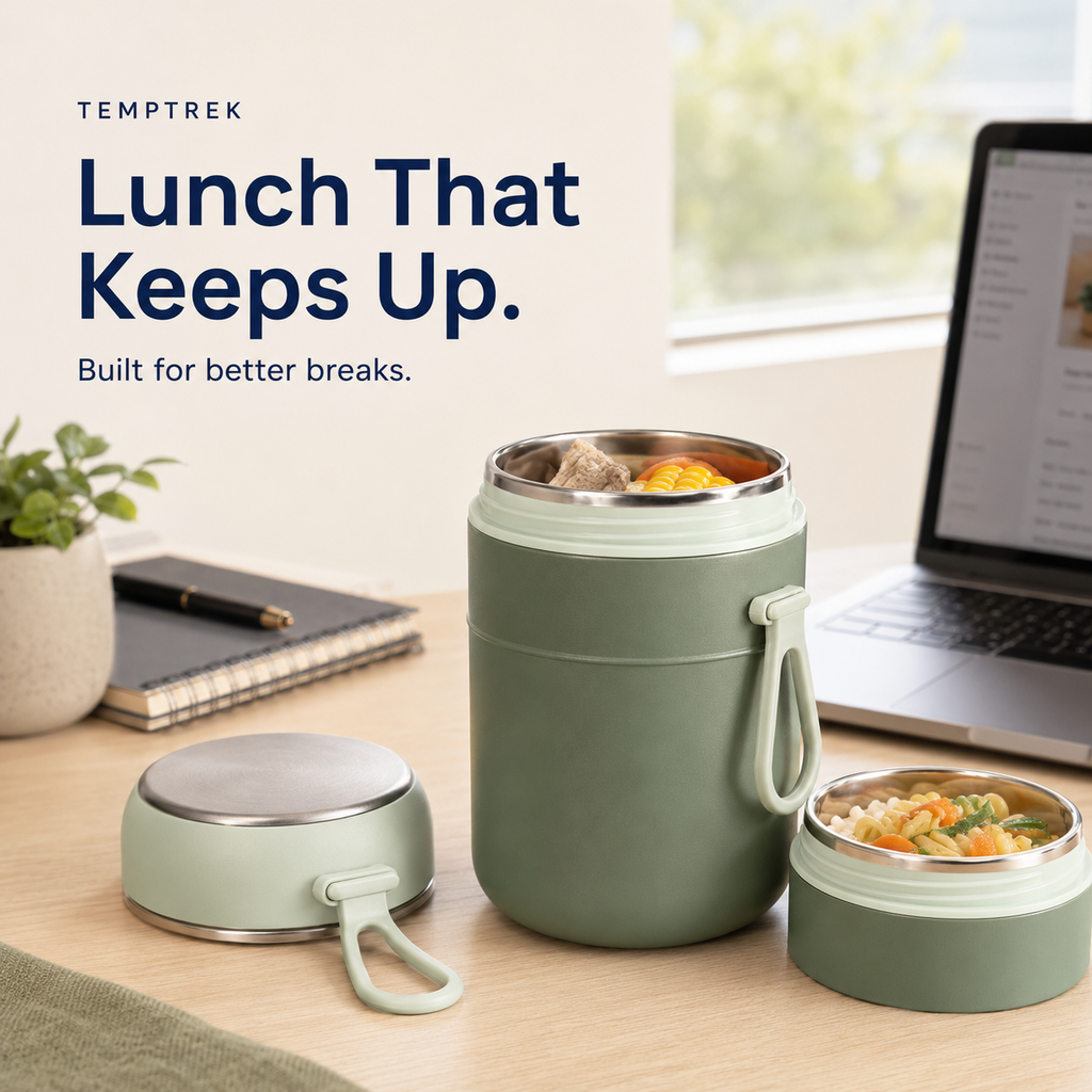 TempTrek Food Jar in Blush Pink, 24 oz (710 ml)