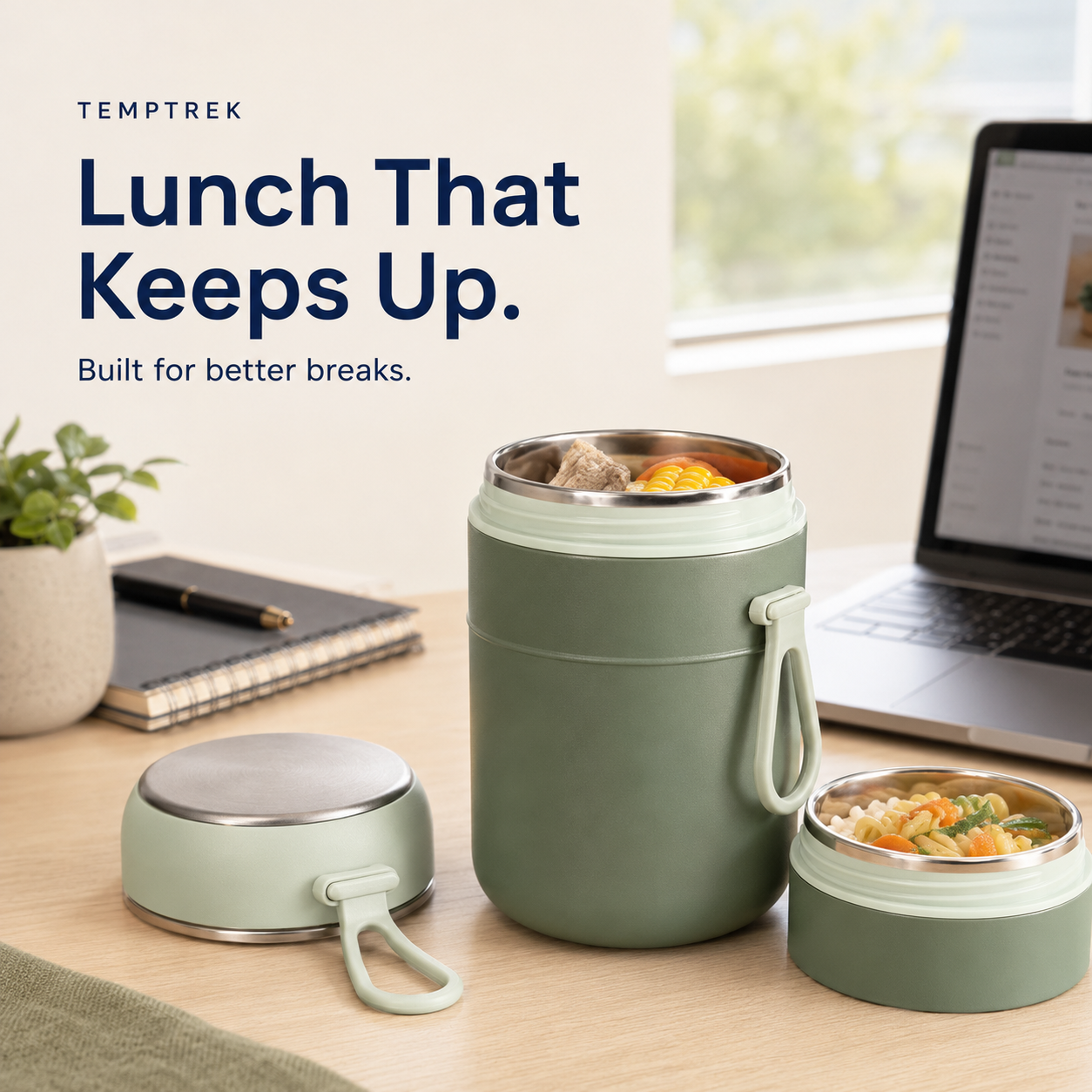 TempTrek Food Jar | Premium Insulated Food Container