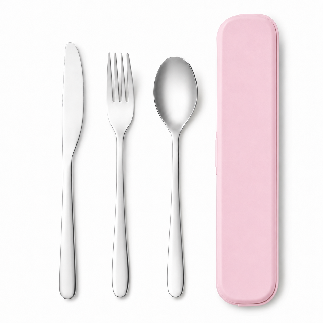 TempTrek Travel Cutlery Set | 3-Piece Stainless Steel