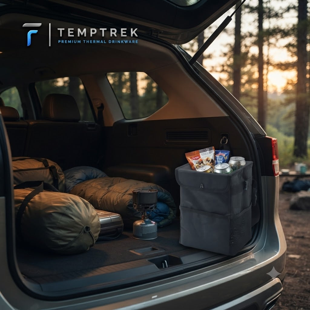 TempTrek RoadBin | Collapsible Car Trash Can