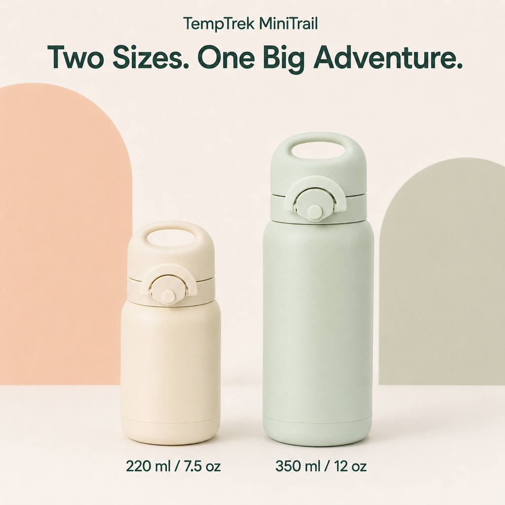 TempTrek MiniTrail kids bottle in Soft Lavender