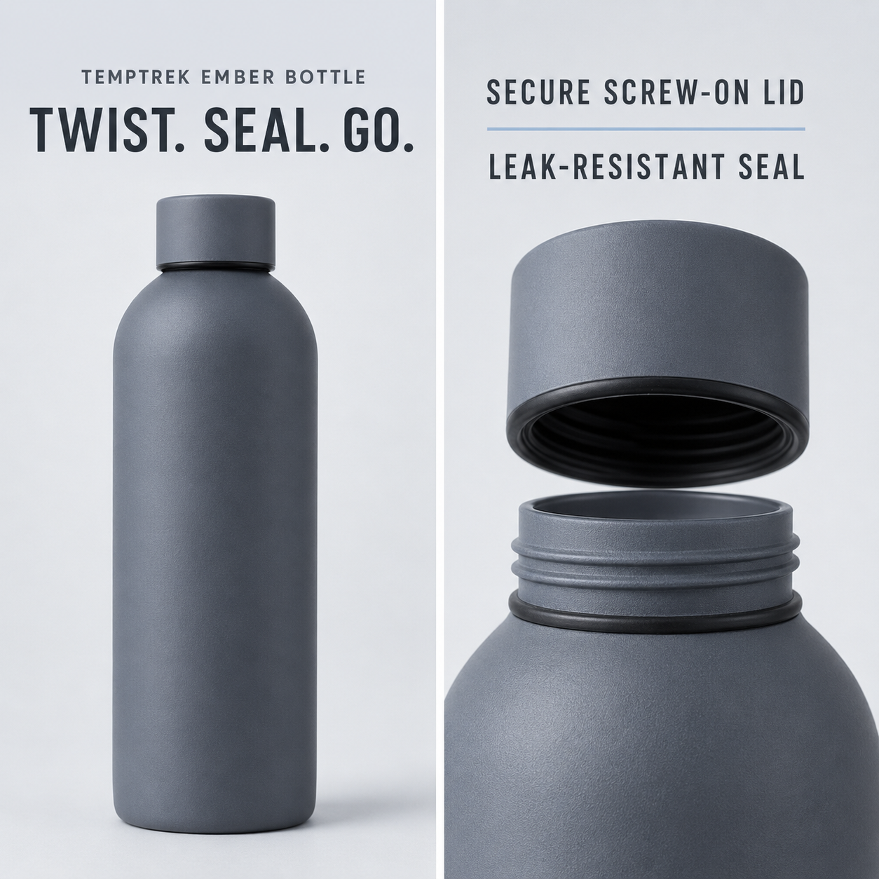 TempTrek Ember Bottle | Insulated Stainless Steel Water Bottle
