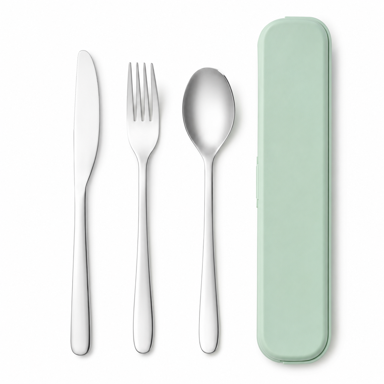 TempTrek Travel Cutlery Set | 3-Piece Stainless Steel
