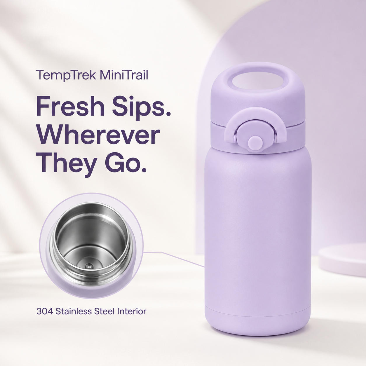 TempTrek MiniTrail | Kids Insulated Bottle