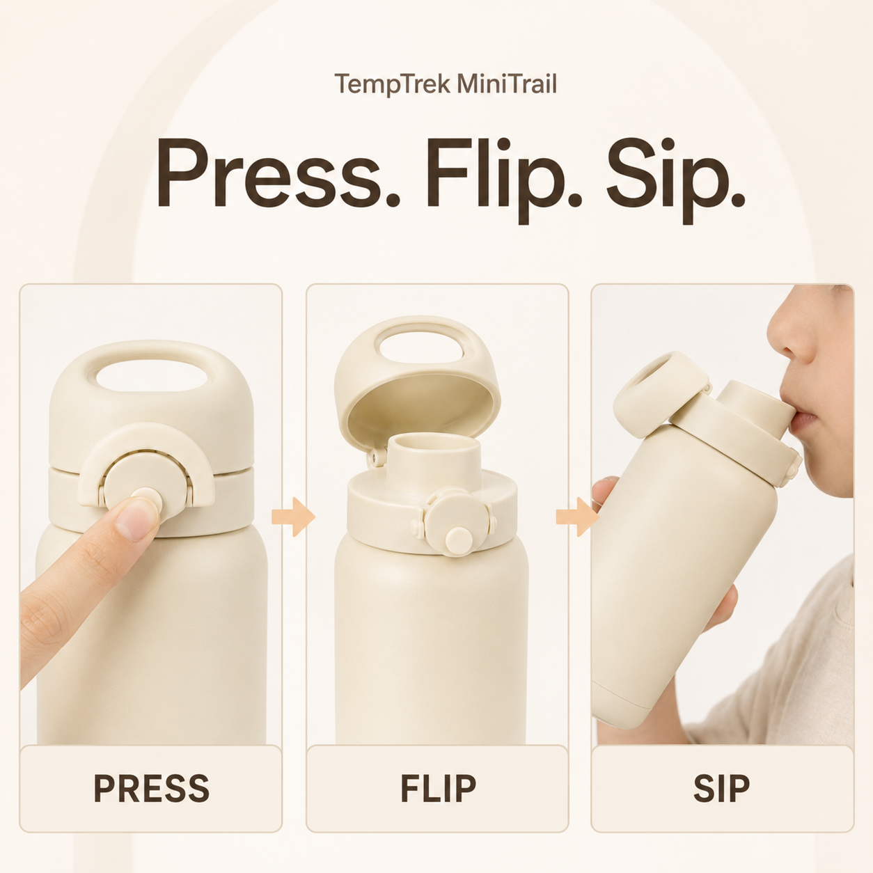 TempTrek MiniTrail | Kids Insulated Bottle