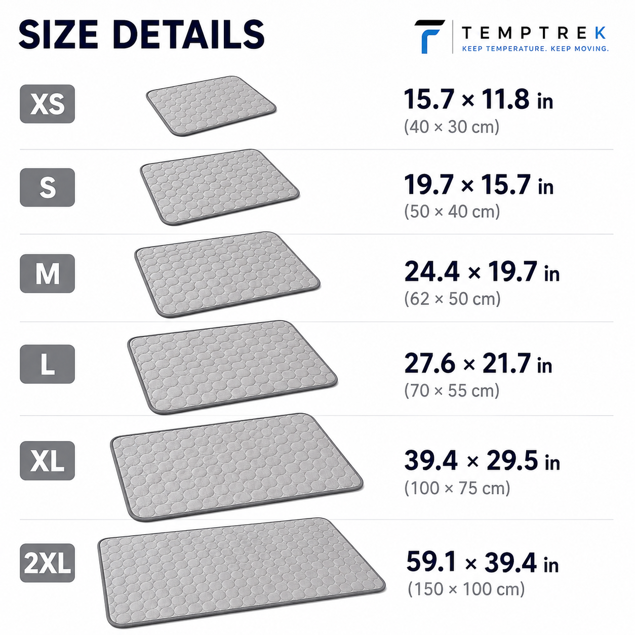 TempTrek CoolMat | Pet Cooling Mat