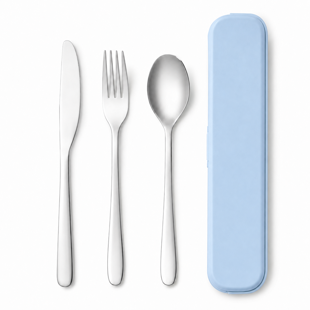 TempTrek Travel Cutlery Set | 3-Piece Stainless Steel