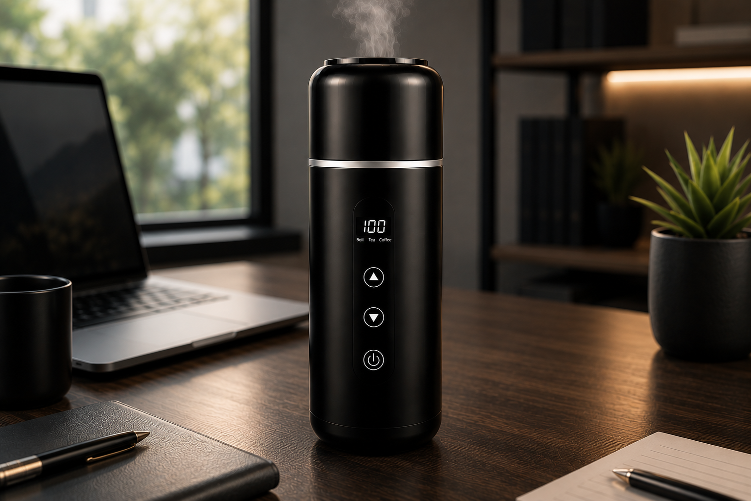 TempTrek AutoMug™ | Smart Heated Travel Mug with Temperature Control