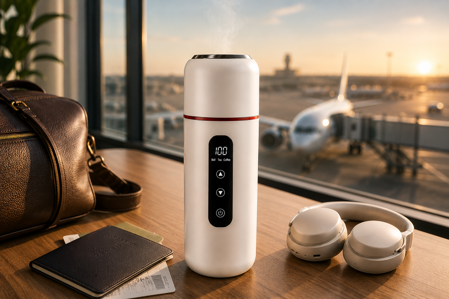 TempTrek AutoMug™ | Smart Heated Travel Mug with Temperature Control