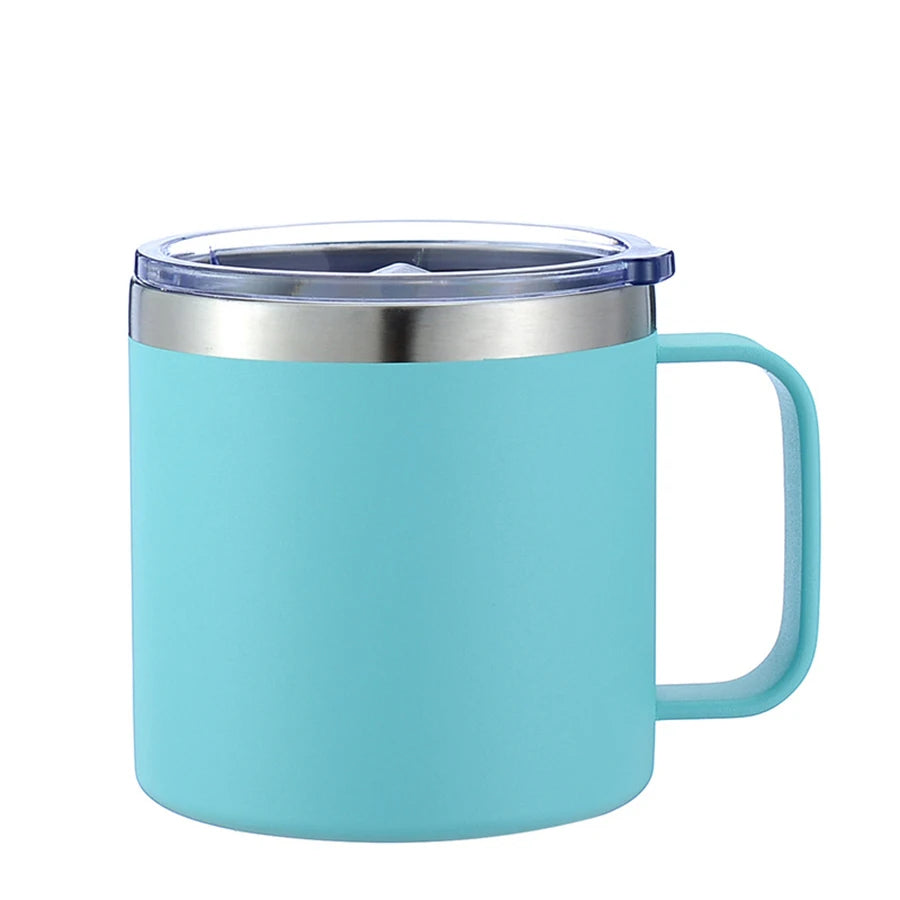TempTrek Camp Mug | 14 oz Stainless Steel Coffee Mug