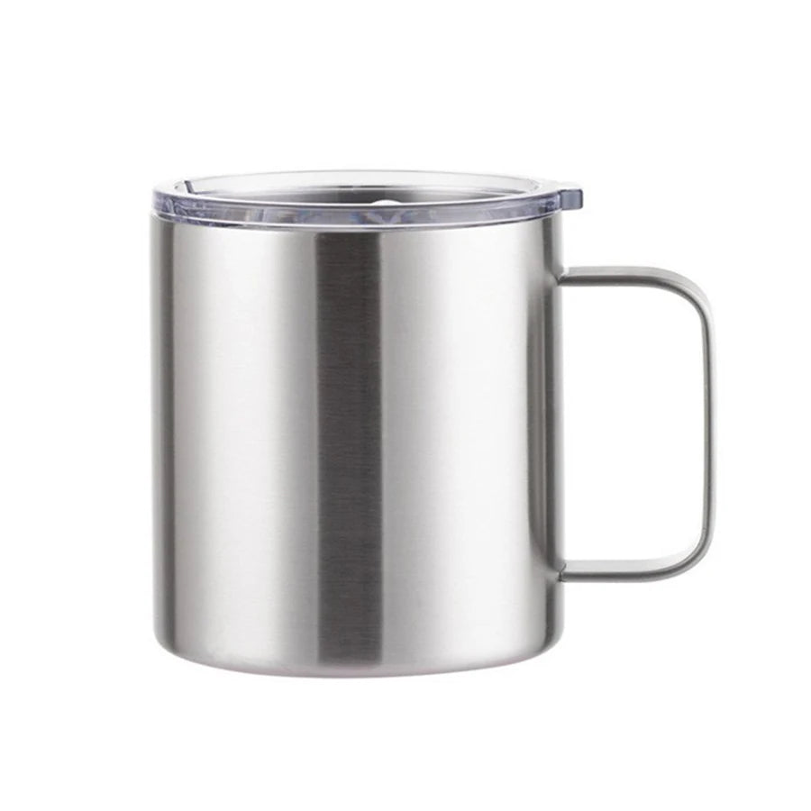 TempTrek Camp Mug | 14 oz Stainless Steel Coffee Mug