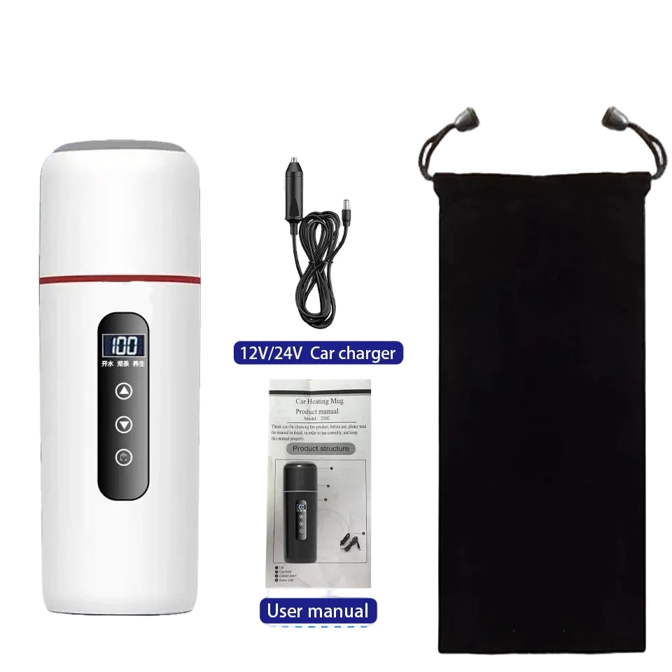 TempTrek AutoMug™ | Smart Heated Travel Mug with Temperature Control