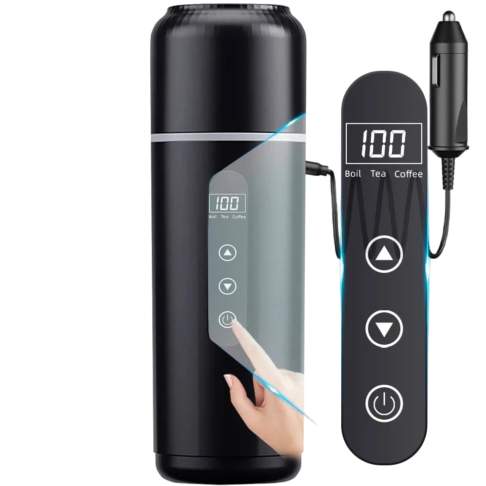 TempTrek AutoMug™ | Smart Heated Travel Mug with Temperature Control
