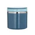 Navy WarmJar with handle folded flat against the lid, closed
