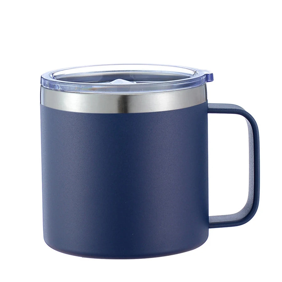 TempTrek Camp Mug | 14 oz Stainless Steel Coffee Mug