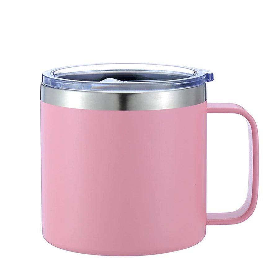 TempTrek Camp Mug | 14 oz Stainless Steel Coffee Mug
