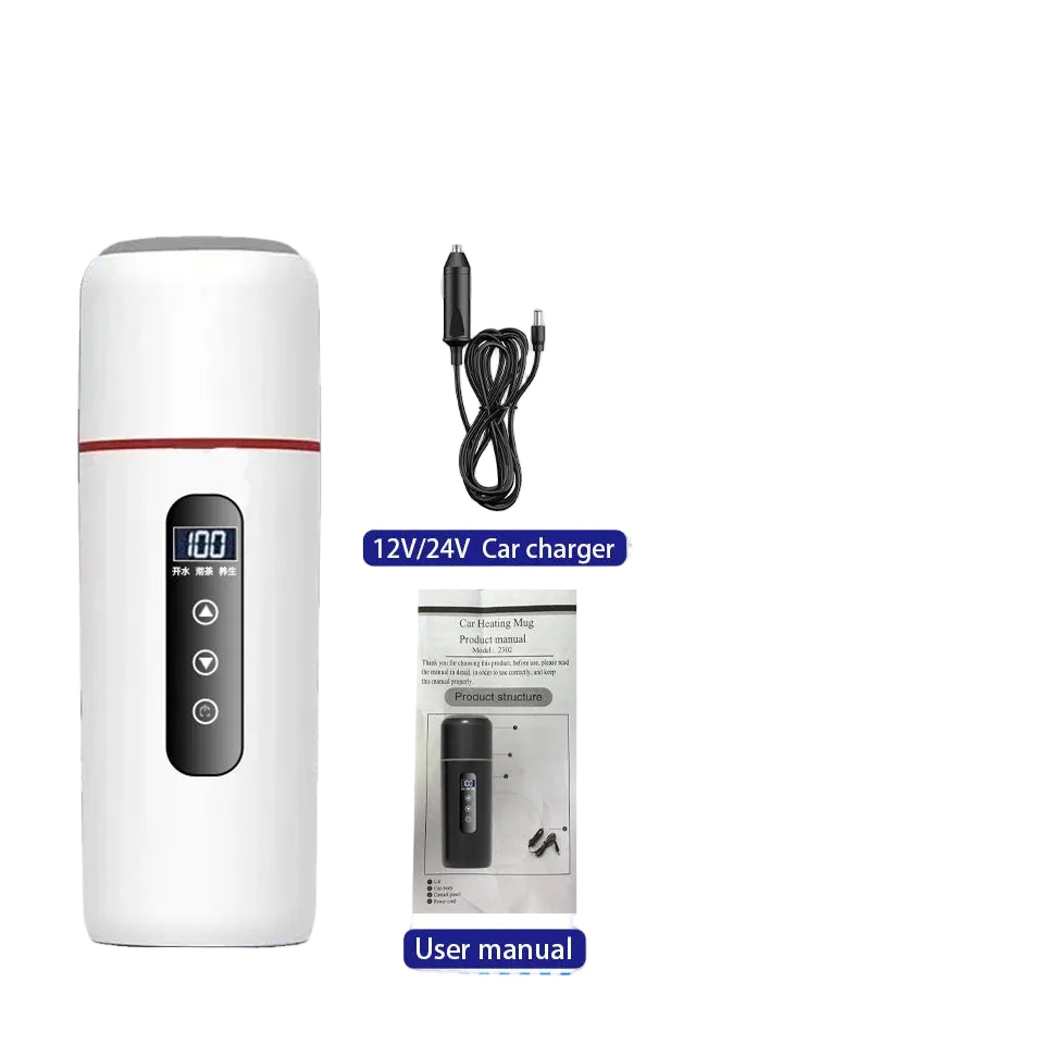 TempTrek AutoMug™ | Smart Heated Travel Mug with Temperature Control