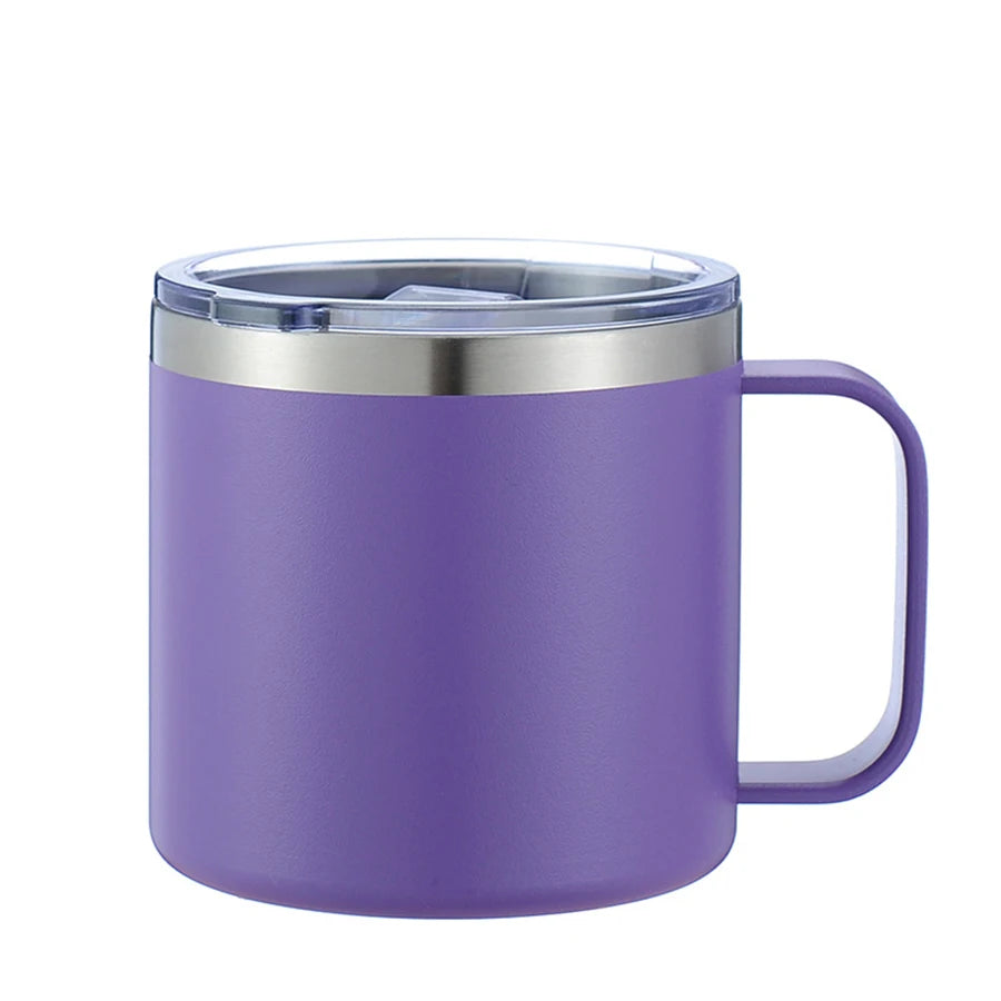TempTrek Camp Mug | 14 oz Stainless Steel Coffee Mug