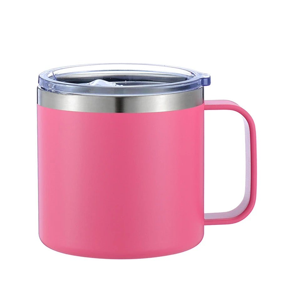 TempTrek Camp Mug | 14 oz Stainless Steel Coffee Mug