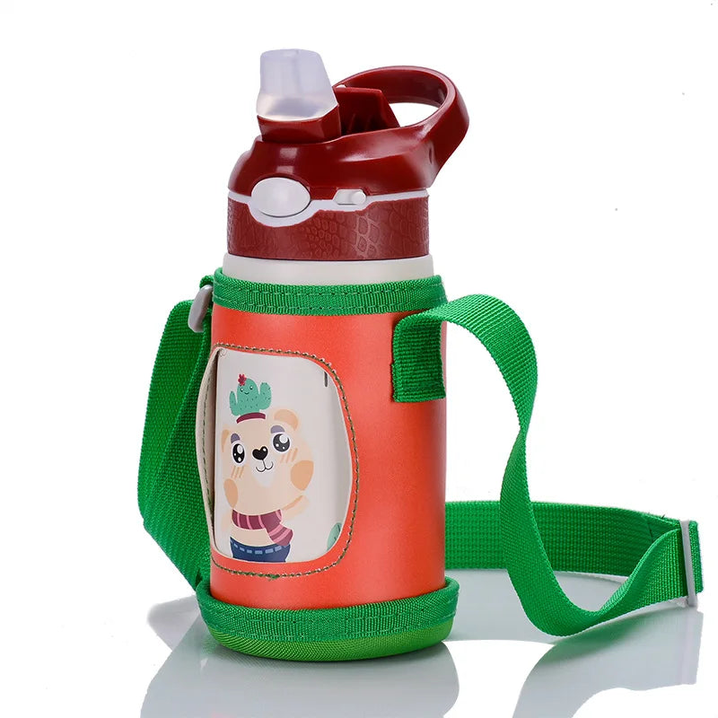 TempTrek LittleTrek kids bottle, side angle view