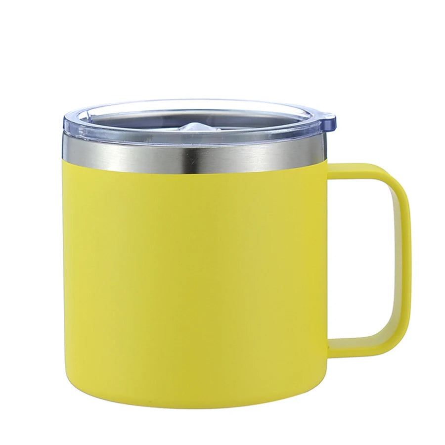 TempTrek Camp Mug | 14 oz Stainless Steel Coffee Mug