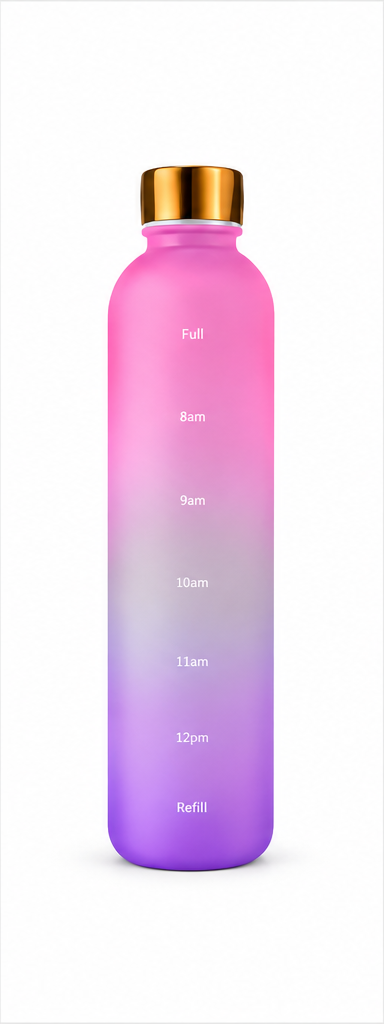 TempTrek FlowTrack | Motivational Water Bottle 32 oz