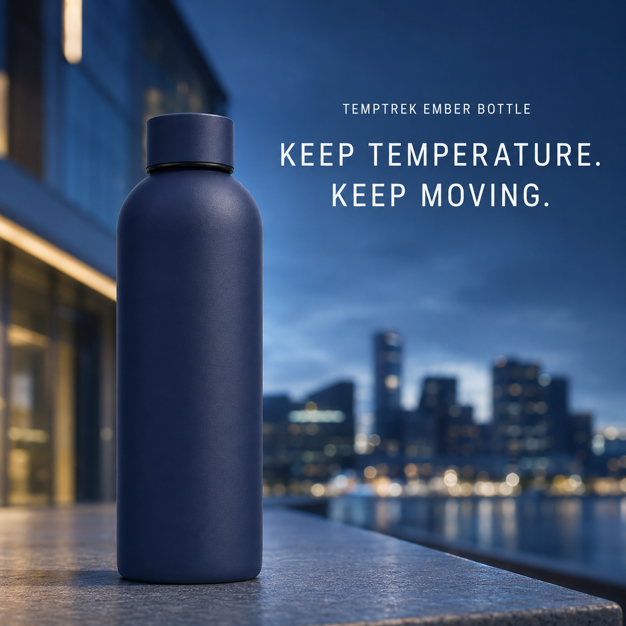 TempTrek Ember Bottle | Insulated Stainless Steel Water Bottle