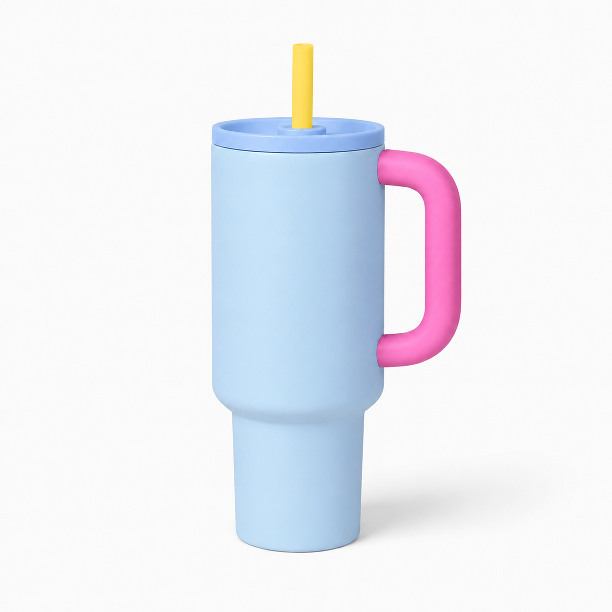 TempTrek TrailSip 40 oz insulated handle tumbler in Periwinkle Blue