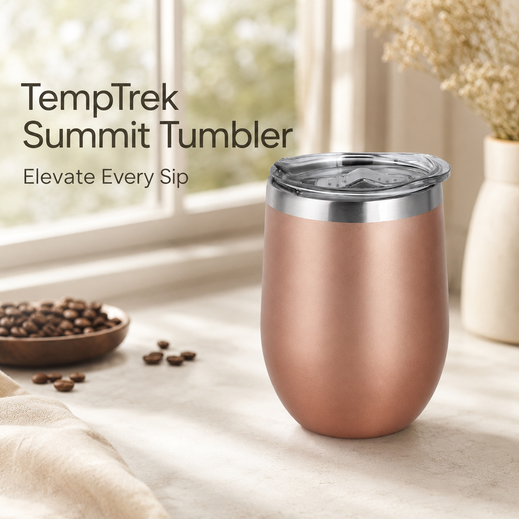 TempTrek Summit 12 oz tumbler in Crimson Red