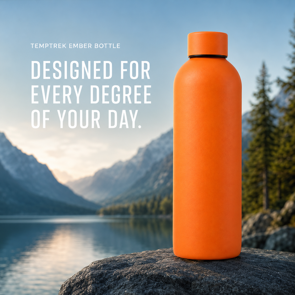 TempTrek Ember Bottle | Insulated Stainless Steel Water Bottle