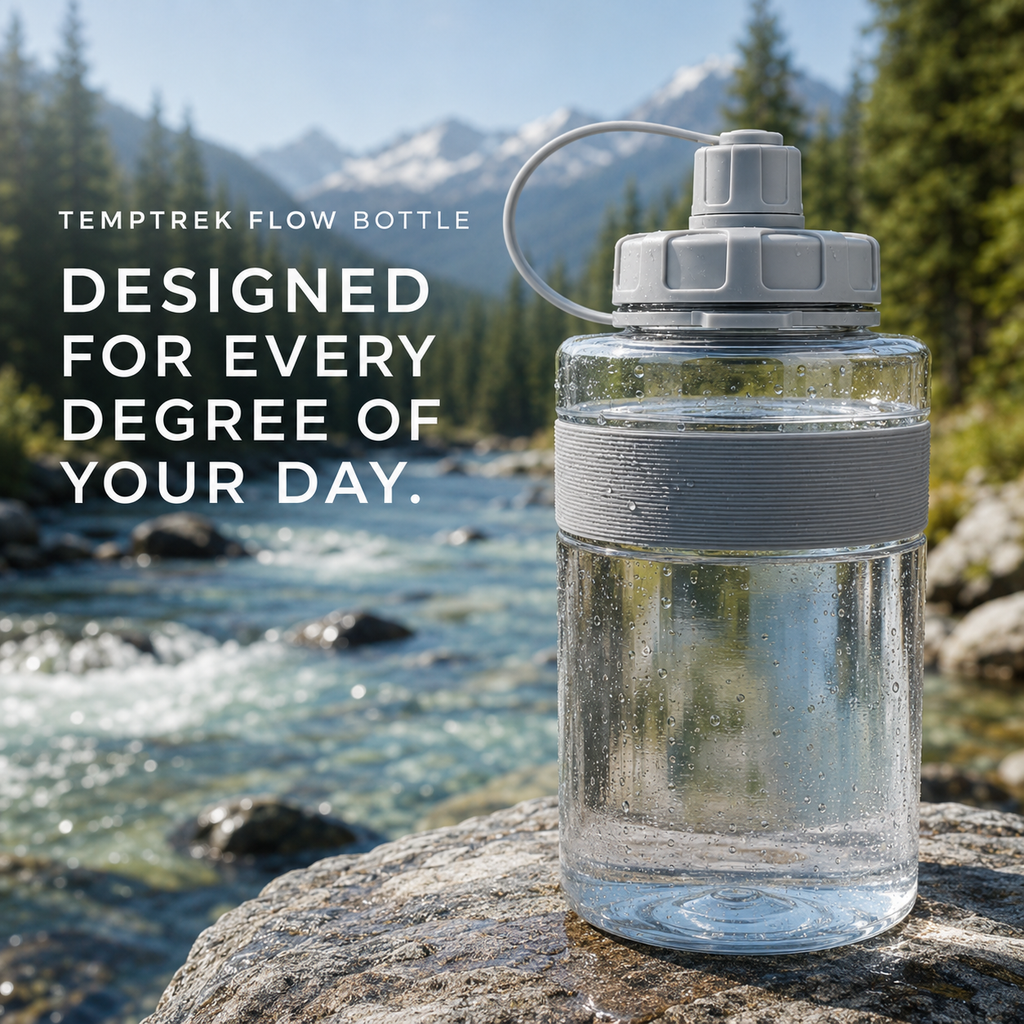TempTrek Flow Bottle in Slate Grey, 20 oz