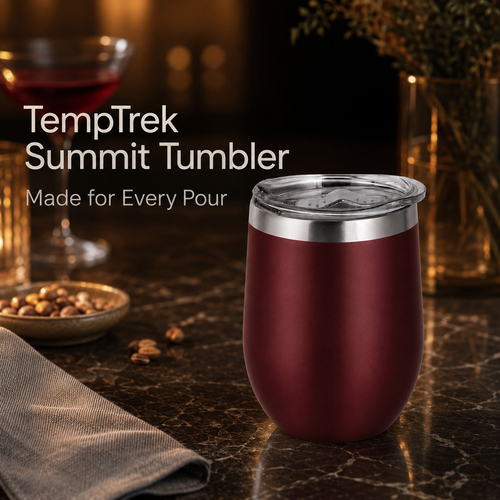 TempTrek Summit 12 oz tumbler in Glacier Blue