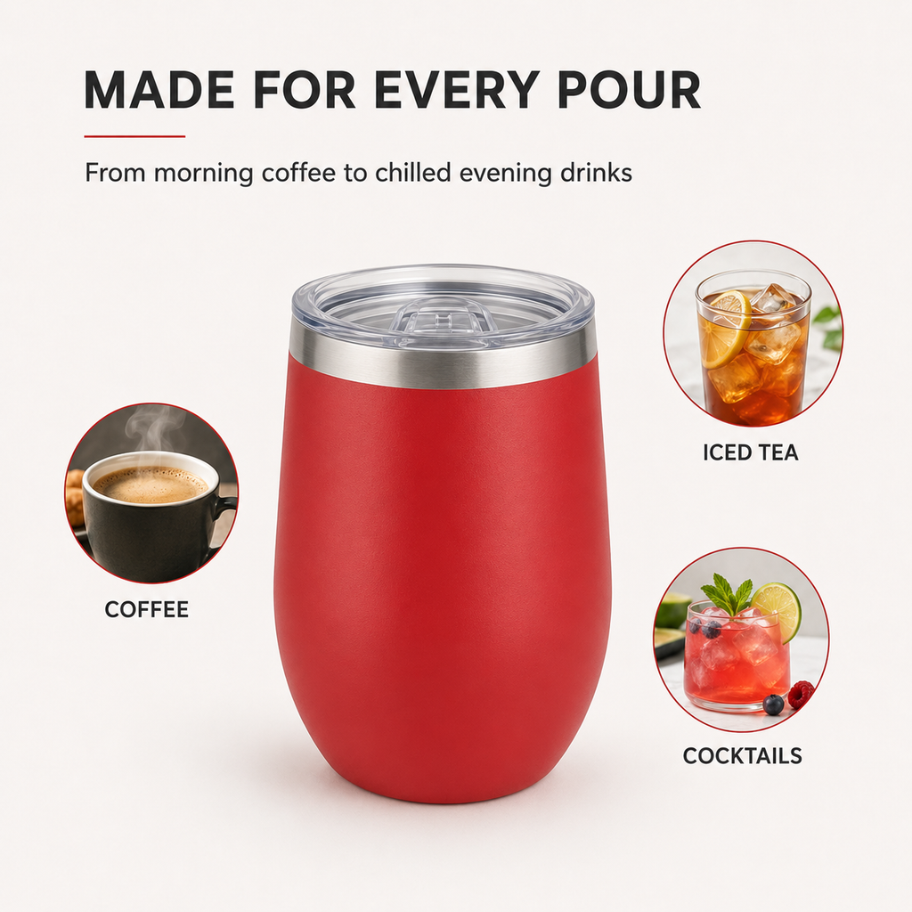 TempTrek Summit 12 oz tumbler in Midnight Navy