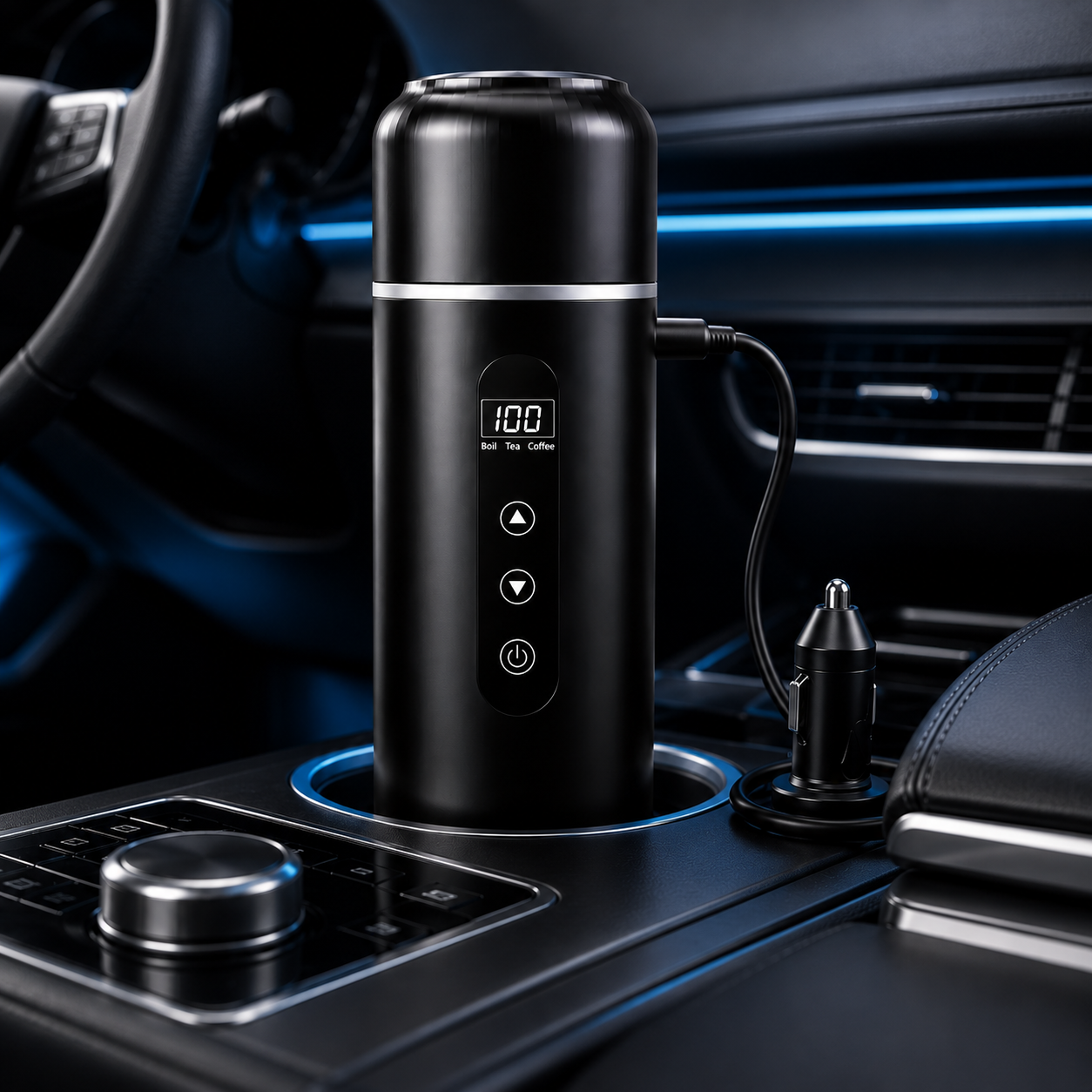 TempTrek AutoMug™ | Smart Heated Travel Mug with Temperature Control